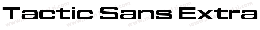Tactic Sans Extra Ex字体转换